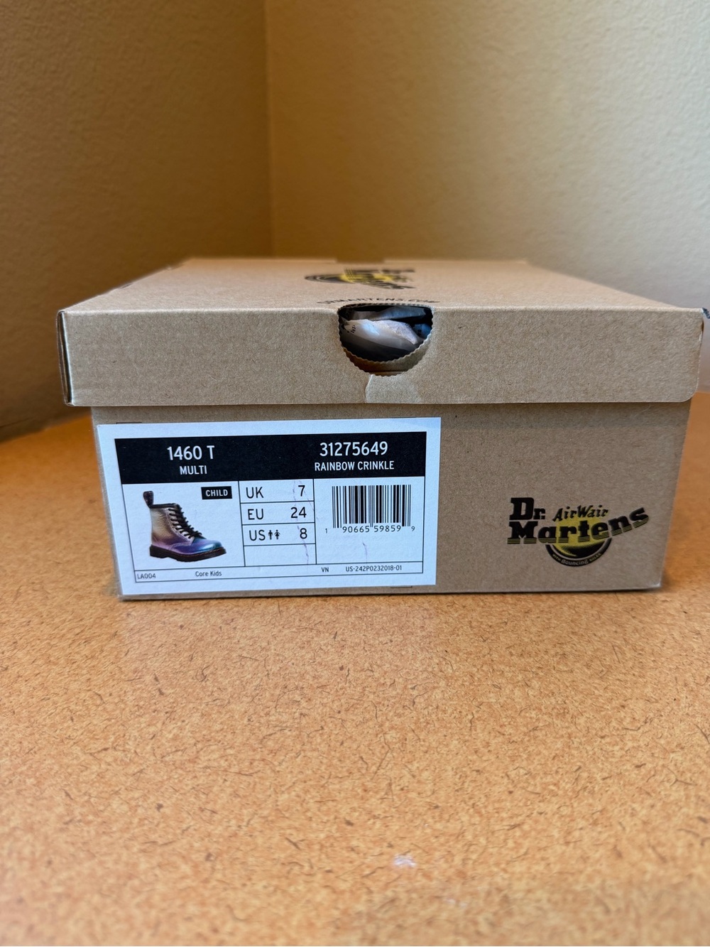 Dr. Martens Rainbow Crinkle Boots - Picture 6 of 6